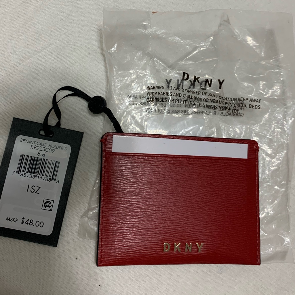 Dkny Red Card Holder Wallet